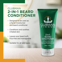 Charger l&#39;image dans la galerie, CLUBMAN 2 EN 1 APRÈS-SHAMPOING À BARBE 3 OZ
