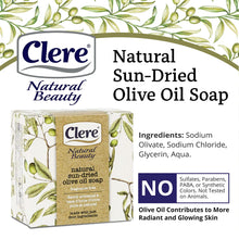 Load image into Gallery viewer, Clere Natural Olive Oil Soap - 200g
