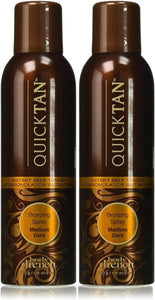 Body Drench Quicktan Spray autobronzant bronzant rapide Medium Dark (l'autobronzant ultra-bronzant idéal, formule à séchage rapide) - Format 170 g (lot de 2)