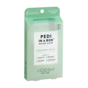 VOESH Pedi In A Box Deluxe 4 étapes, concombre frais
