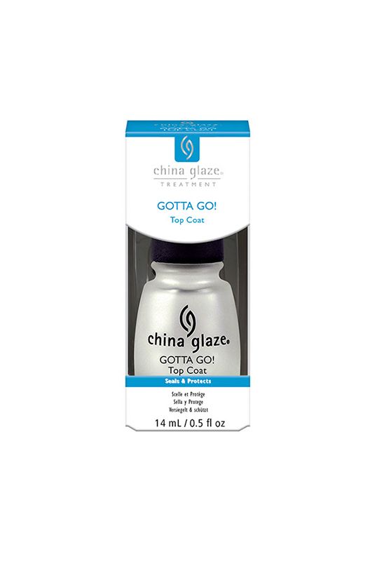 China Glaze Gotta Go Top Coat, 0.5 oz