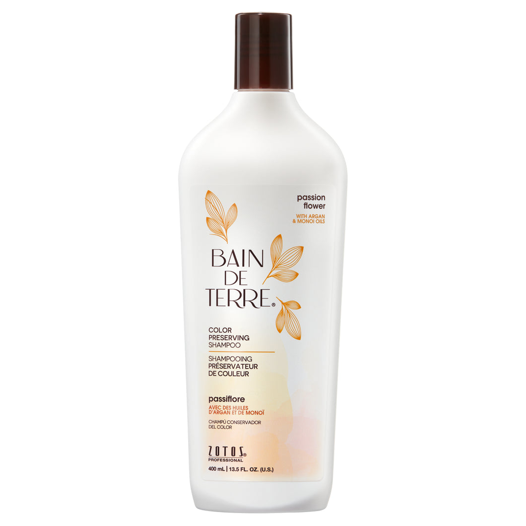 Bain de Terre Shampoing Préservateur de Couleur à la Passiflore 400 ml