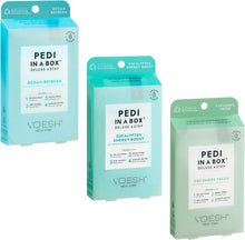 Charger l'image dans la galerie, Pedi 4 Step Fresh Trio - Pack de trois, Ocean Refresh, Eucalyptus Energy Boost et Cucumber Fresh
