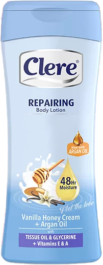 CLERE HAND & BODY LOTION VANILLA HONEY 400ML