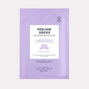 VOESH Exfoliating Peeling Socks - Foot Peeling Mask - Foot Masks Socks - Foot Peel Callus Remover - Exfoliating Peeling Socks for Dry Feet - Pedicure Foot Peel - One Pair of Peeling Socks - Foot Masks