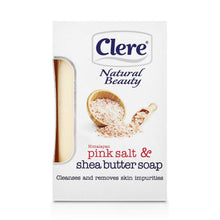 Charger l&#39;image dans la galerie, Savon de beauté naturel Clere au sel rose de l&#39;Himalaya - 150 g
