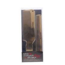 Load image into Gallery viewer, BabylissPRO GOLDFX METAL COMB 2 PACK - BCOMBSET2G
