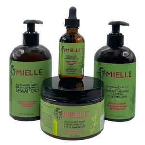 Coffret coiffant MIELLE Rosemary Mint Organics 4 pièces