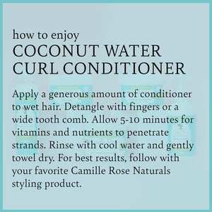 Après-shampoing à l'eau de coco Camille Rose 12 oz
