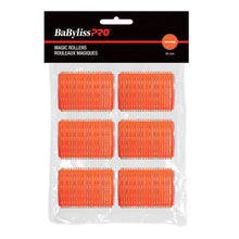Charger l&#39;image dans la galerie, Rouleaux velcro BabylissPro Orange 40 mm, lot de 6 - BESMAGIC4BUCC
