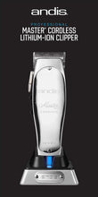 Load image into Gallery viewer, ANDIS MASTER CORDLESS LITHIUM ION CLIPPER #12470
