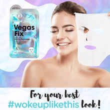 Charger l&#39;image dans la galerie, Body Drench Mask Society Vegas Fix Masque en tissu pour le visage avec électrolytes cicatrisants x 4 paquets
