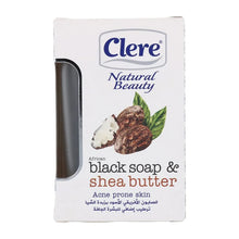 Load image into Gallery viewer, Clere African Black Soap &amp; Shea Butter Soap - 150g
