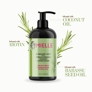 Mielle Rosemary Mint Leave-In Conditioner 12 Fl Oz