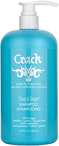 Crack : Shampooing protecteur, nettoyant et savonneux, brillance améliorée, 33,8 oz