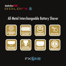 Load image into Gallery viewer, BaBylissPRO FXONE™ GOLDFX Double Foil Shaver - FX79FSG
