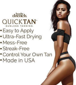 Body Drench Spray Quick Tan Tanning Mist Sunless Self Tanner 3 Pack