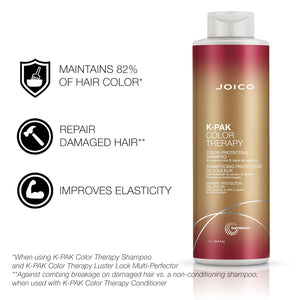 JOICO K-PAK COLOR THERAPY SHAMPOO & CONDITIONER 1L DUO