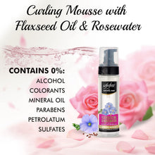Charger l'image dans la galerie, Mousse bouclante à l'huile de lin et à l'eau de rose Sof n'free 6,76 oz
