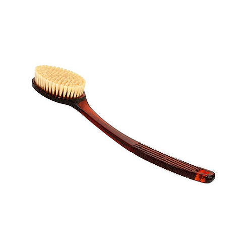 Bass Brushes 79 Tortoise Shell | Oval Style Body Brush with Natural Bristles
