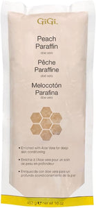 Cire de paraffine à la pêche Gigi avec aloe vera, 16 onces