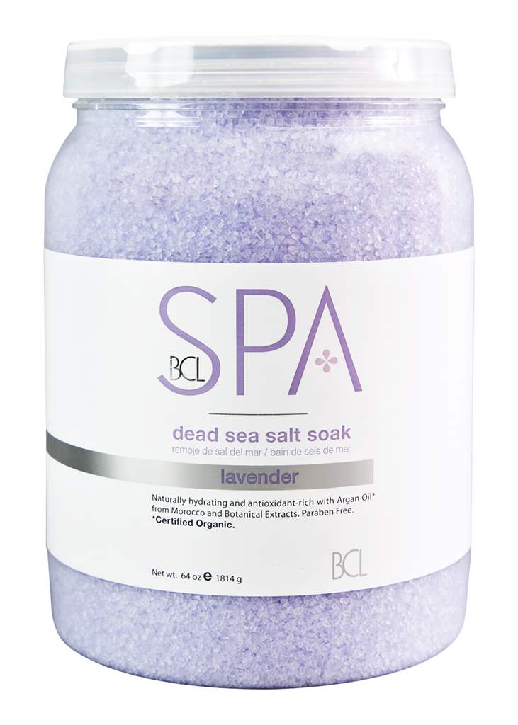 BCL SPA LAVENDER & MINT DEAD SEA SALT SOAK 64 oz ( Calming & Moisturizing ) - SPA50013