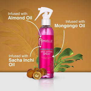 Spray fixateur à l'huile de mongongo Mielle Organics 8 oz