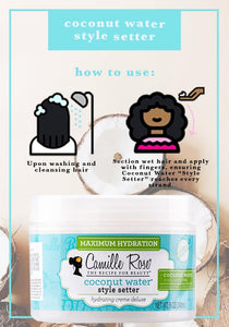 Camille Rose Naturals Water Style Fixateur 8 oz 