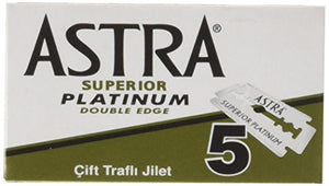 ASTRA PLATINUM DOUBLE EDGE BLADE 5PK