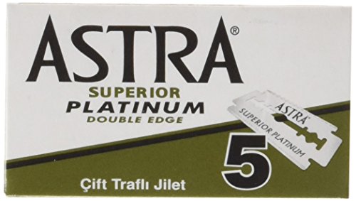 ASTRA PLATINUM DOUBLE EDGE BLADE 5PK