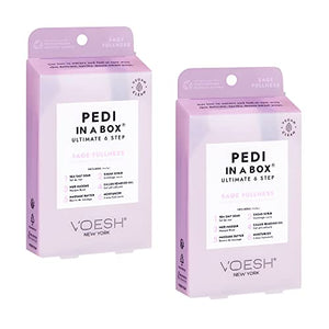 VOESH Pedi in a Box Ultimate 6 Step - Sage Fullness, 2 Pack