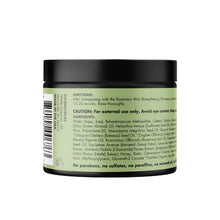 Charger l&#39;image dans la galerie, Masque capillaire Mielle Strengthen Hydratant Nourrissant à la biotine, au romarin, à l&#39;huile de coco et au miel 12 oz
