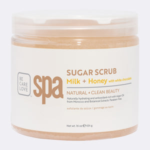 Gommage au lait et au miel BCL avec chocolat blanc et sucre 473 ml (traitement adoucissant et hydratant) - SPA54102