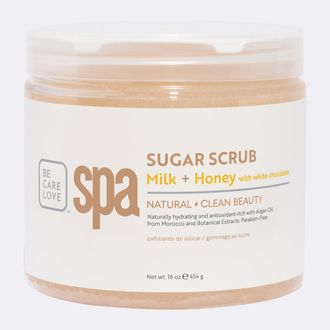 Gommage au lait et au miel BCL avec chocolat blanc et sucre 473 ml (traitement adoucissant et hydratant) - SPA54102