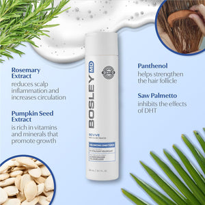 Après-shampoing volumisant pour cheveux non colorés Bosrevive 10,1 oz