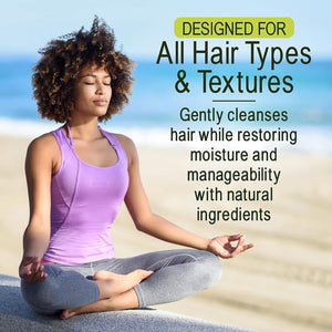 Nothing But Clarifying Shampoo Sulfate-Free Detox for Natural Hair 12oz 4-Pack