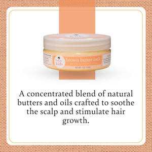 Baume capillaire au beurre brun pour enfants Camille Rose Naturals 4 oz