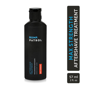 Bump Patrol Maximum Strength Aftershave Formula - After Shave Solution Eliminates Razor Bumps and Ingrown Hairs - 2 oz