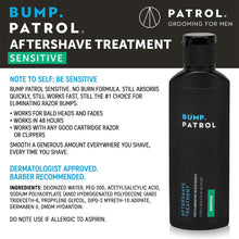 Charger l&#39;image dans la galerie, Formule après-rasage Bump Patrol Sensitive Strength - Solution après-rasage douce qui élimine les bosses du rasoir et les poils incarnés - 2 oz
