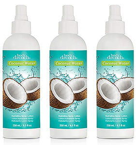 Lotion hydratante en spray à l'eau de coco Body Drench, 251 ml (lot de 3)