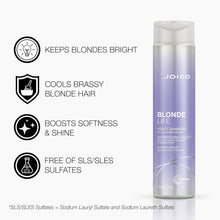 Load image into Gallery viewer, JOICO BLONDE LIFE VIOLET Shampoo 300ML
