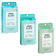 Charger l'image dans la galerie, Pedi 4 Step Fresh Trio - Pack de trois, Ocean Refresh, Eucalyptus Energy Boost et Cucumber Fresh
