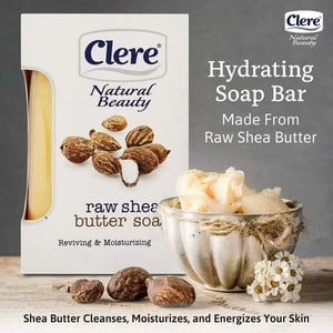 Savon au beurre de karité brut Clere - 150 g