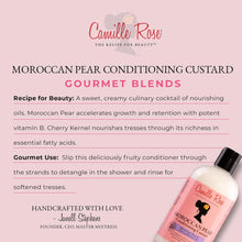 Load image into Gallery viewer, Camille Rose Naturals Moroccan Pear Conditioning Custard, 12 oz.
