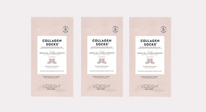 Voesh Collagen Socks With Argan Oil - 3 Pack