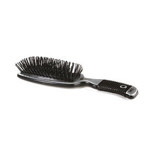 Load image into Gallery viewer, Bass Silver Semi S Shaped Nylon Bristle Salon Brush by Bass
