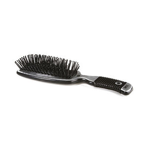 Bass Silver Semi S Shaped Nylon Bristle Salon Brush by Bass