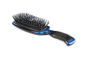 Bass Silver Semi S Shaped Nylon Bristle Salon Brush by Bass