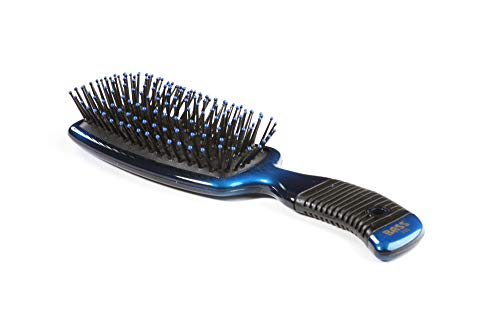 Bass Silver Semi S Shaped Nylon Bristle Salon Brush by Bass