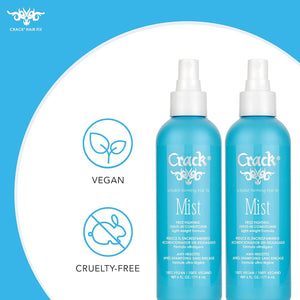 Après-shampoing sans rinçage Crack Mist 6 oz, paquet de 2